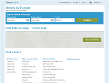 Tablet Screenshot of hotelsintucsonarizona.com